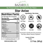 Authentic Whole Star Anise for Tea & Baking 2.11 Ounce