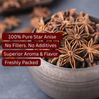 Authentic Whole Star Anise for Tea & Baking 2.11 Ounce