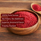 BAZARBUL Pure Sumac Spice Powder, 4 oz Resealable Bag