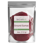 BAZARBUL Pure Sumac Spice Powder, 4 oz Resealable Bag