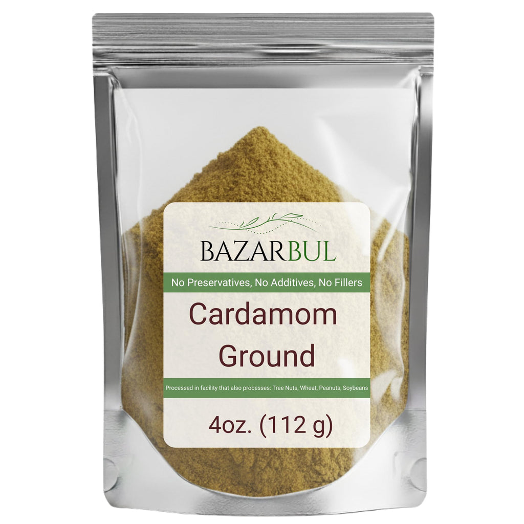Cardamom Ground, 4 oz - Bazarbul