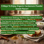 Cardamom Ground, 4 oz - Bazarbul