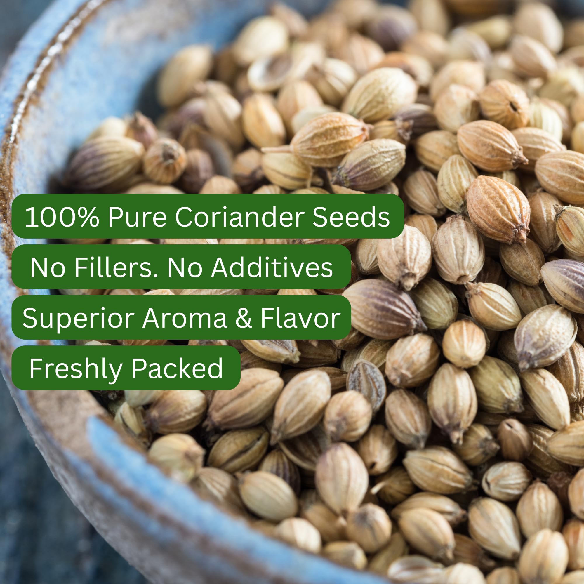Coriander Seeds Whole, 5.3oz