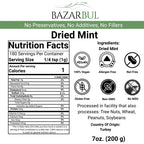 Dried Mint Leaves Spearmint 7oz Resealable Bag