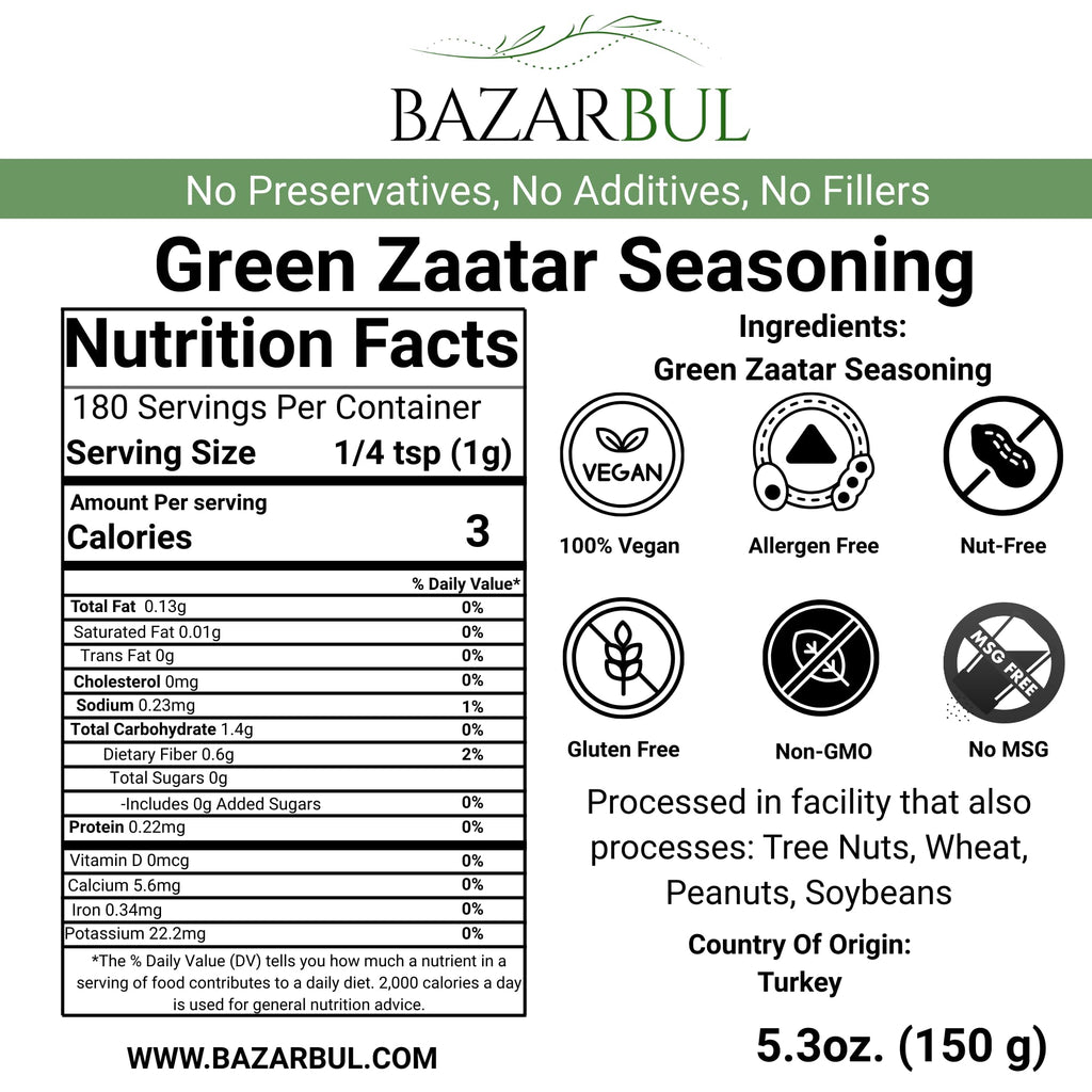 Green Zaatar Seasoning
