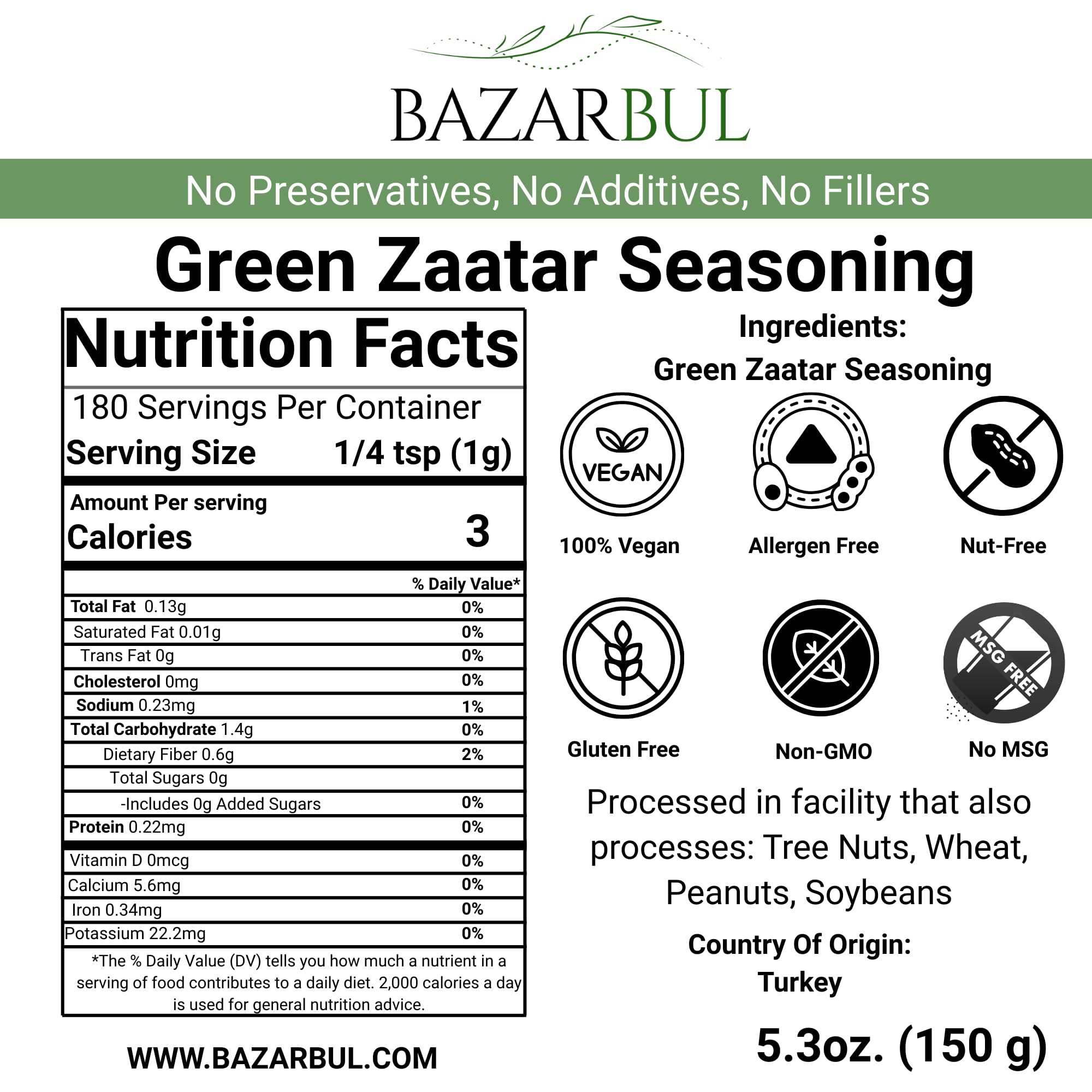 Green Zaatar Seasoning