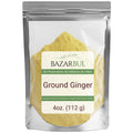 Ground Ginger Powder – 4oz Resealable Pouch - Bazarbul