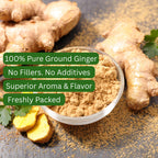 Ground Ginger Powder – 4oz Resealable Pouch - Bazarbul