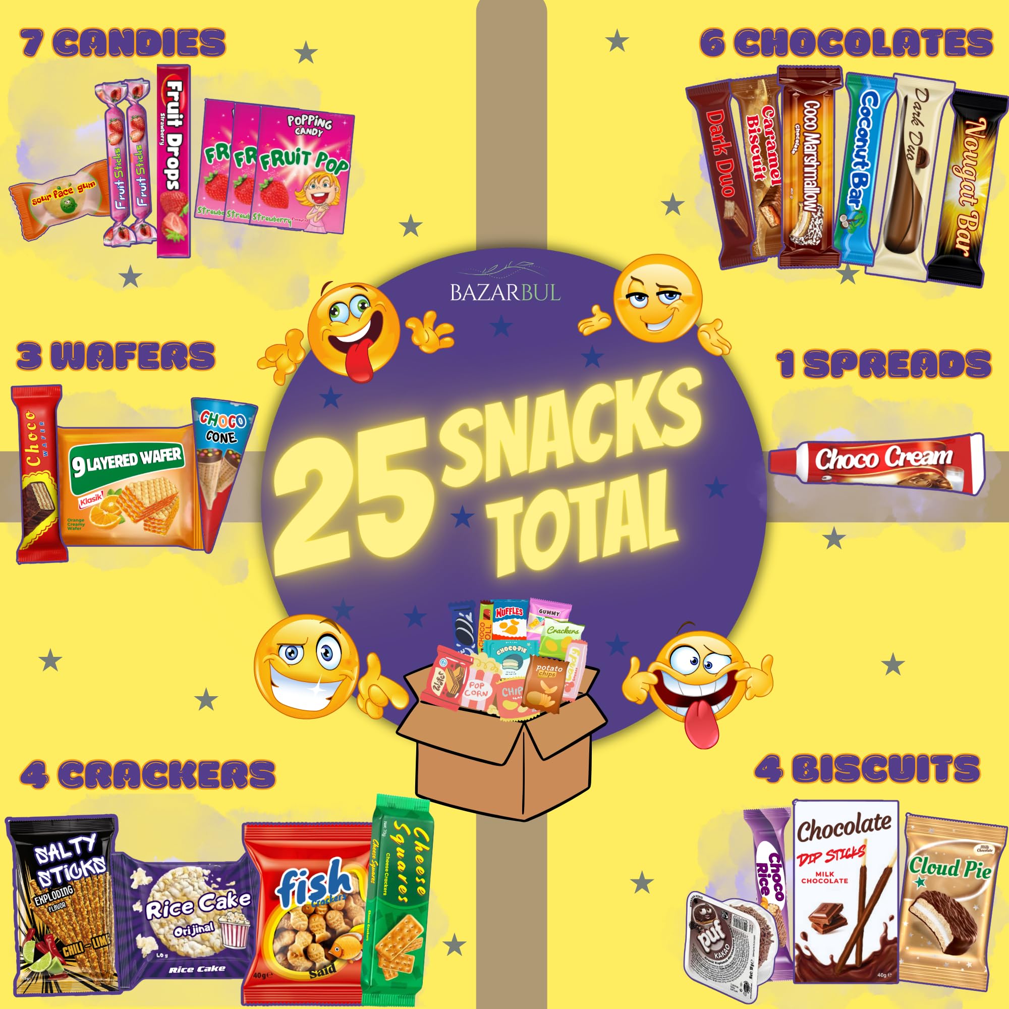 International Snack Box, 25+ - Bazarbul