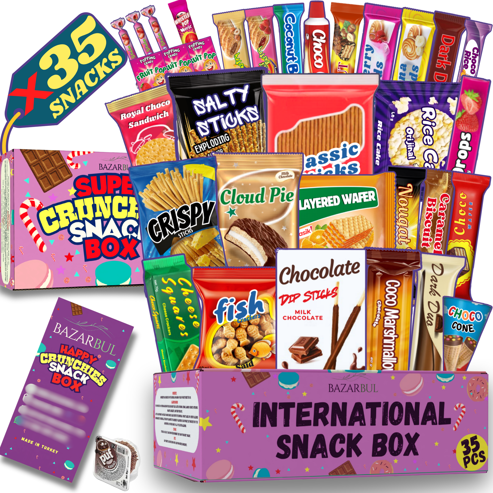 International Snack Box, 35+