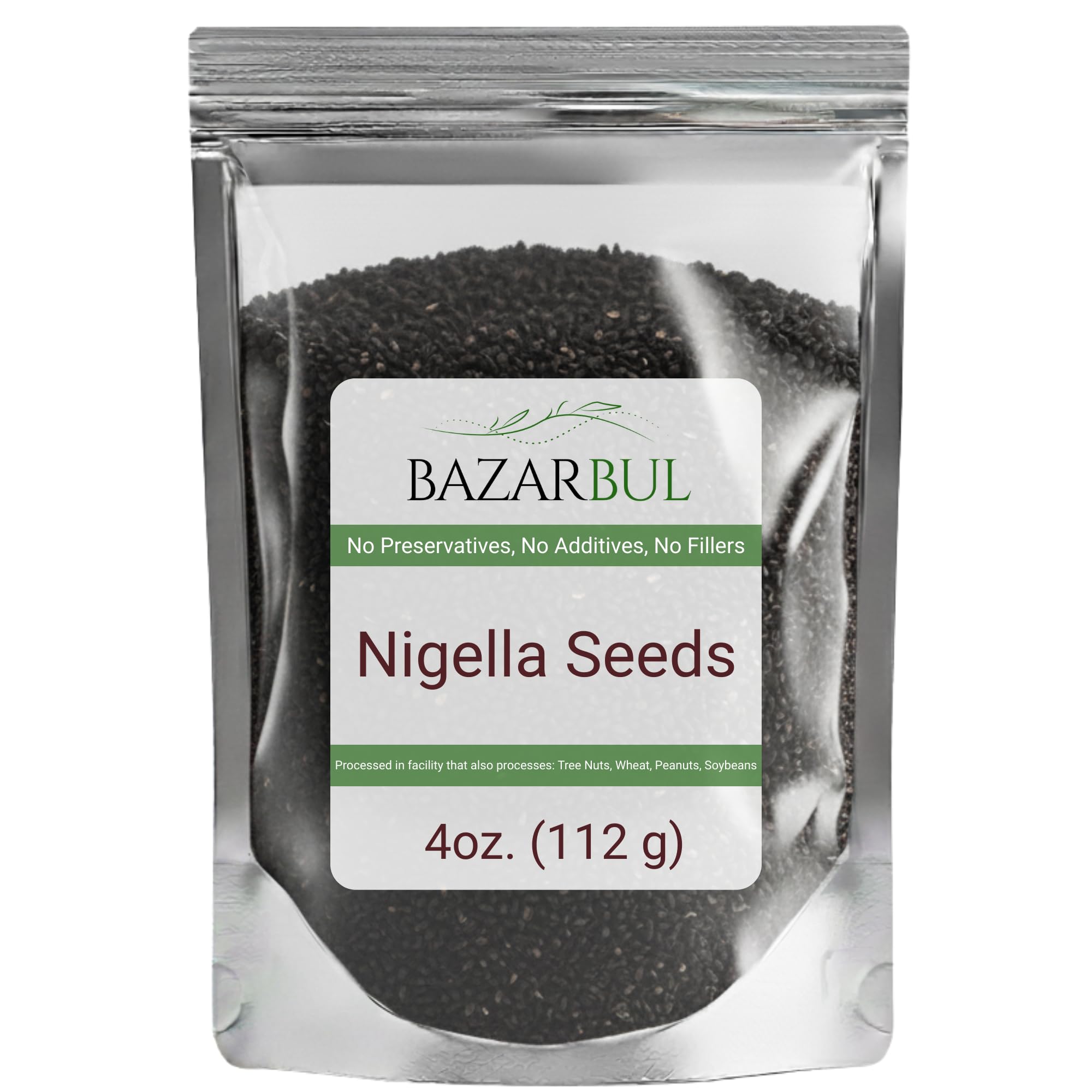 Premium Nigella Seeds (Black Cumin) 4 Oz - Bazarbul