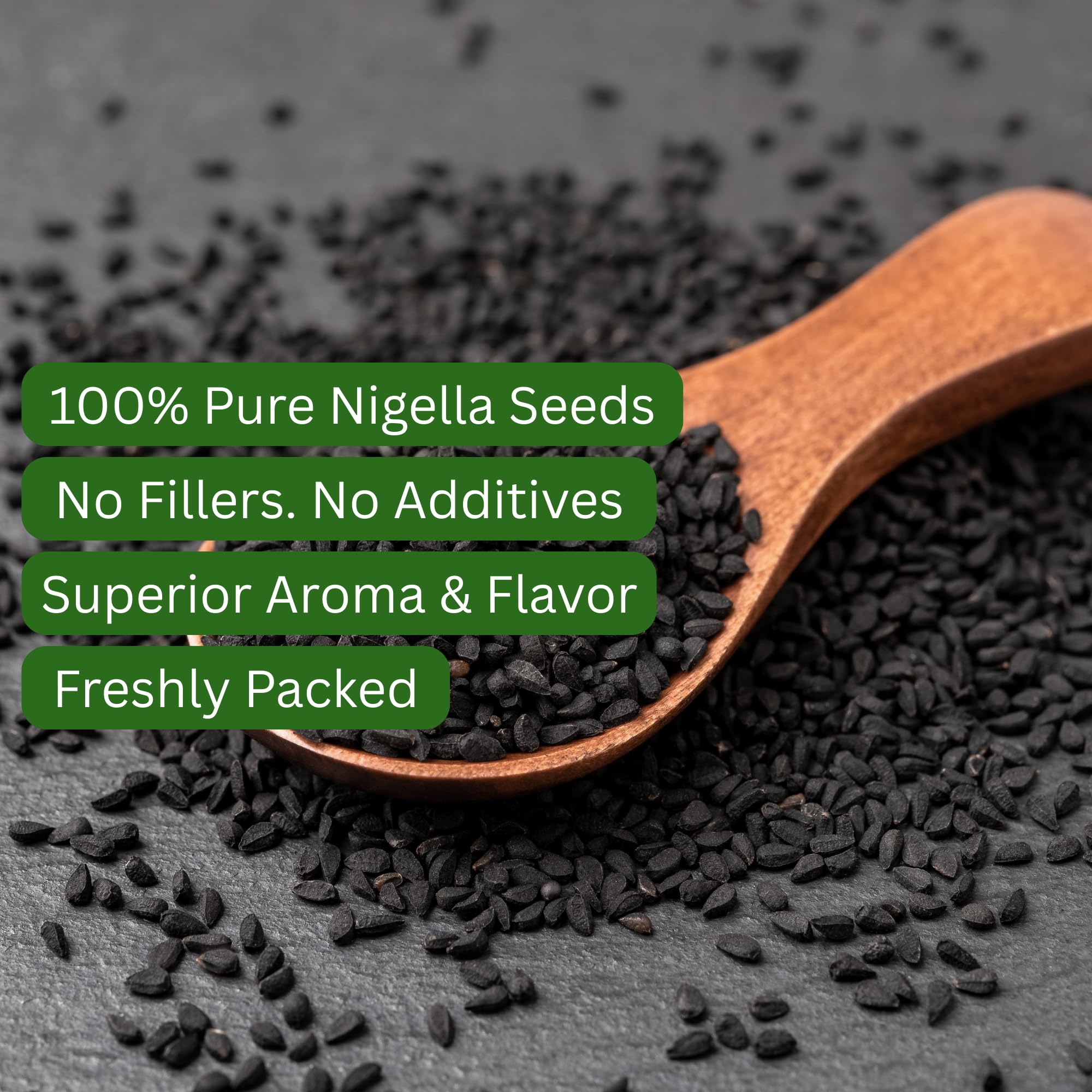 Premium Nigella Seeds (Black Cumin) 4 Oz - Bazarbul
