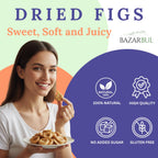 Turkish Dried Figs Whole, 14.5oz - Bazarbul