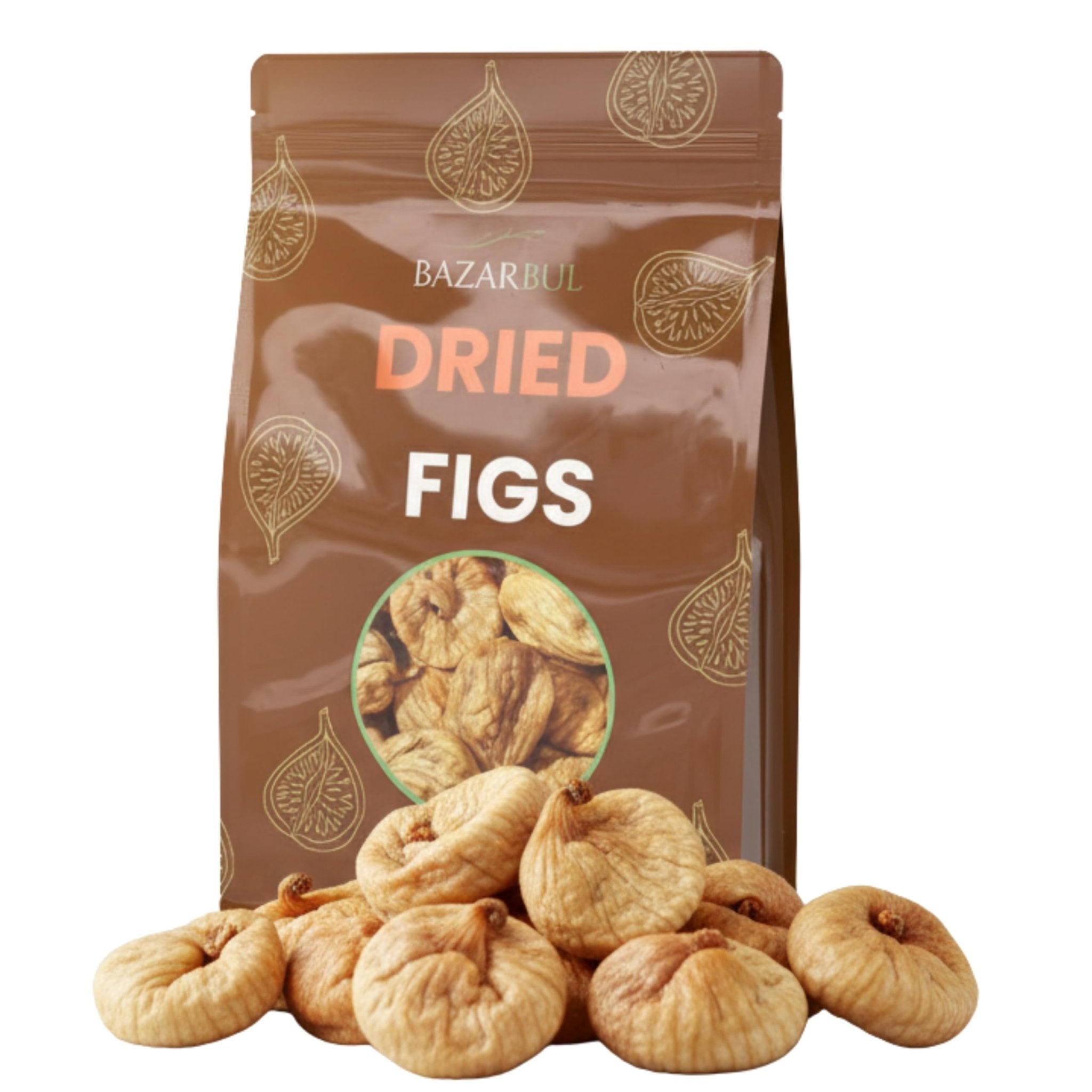 Turkish Dried Figs Whole, 14.5oz - Bazarbul