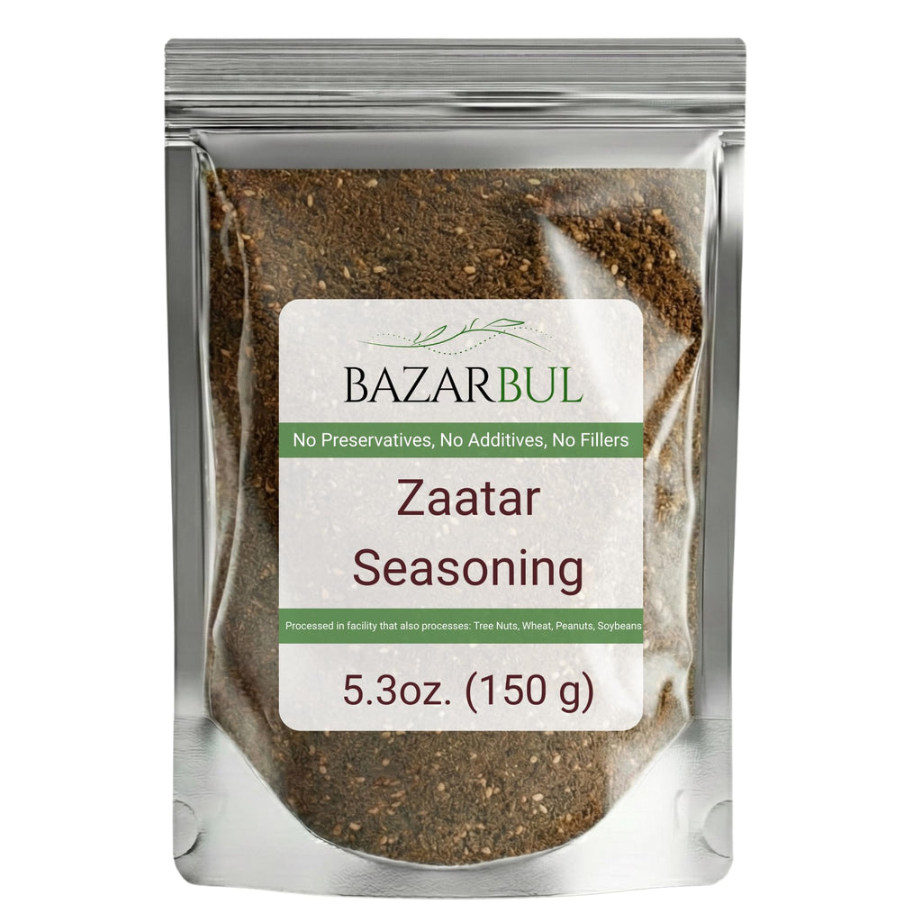 Zaatar Seasoning, 5.3oz, Real Za'atar - Bazarbul